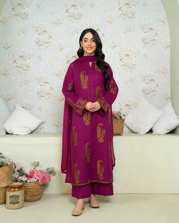 Amber Embroidered 2-PC
