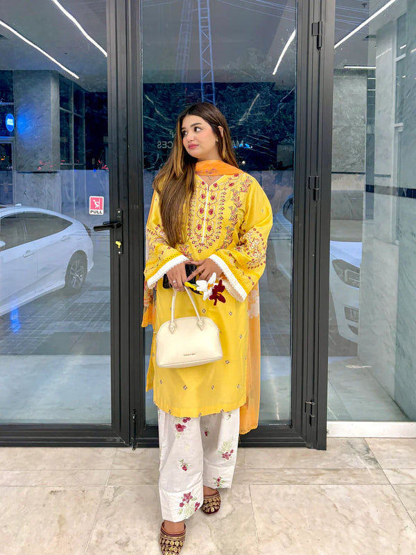 Noorain  3pc Stitched